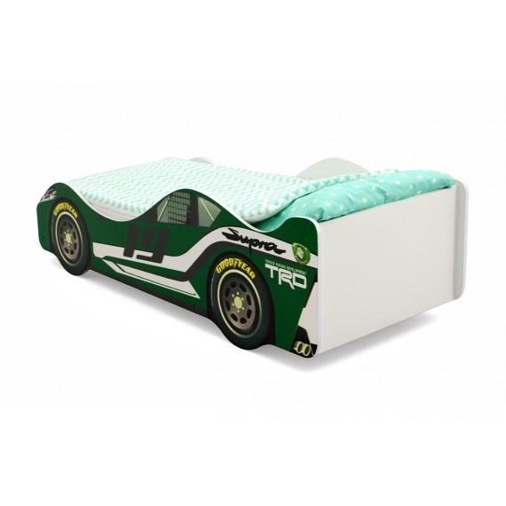 Кровать-машина Бельмарко Супра зеленая