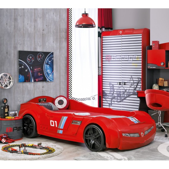 Кровать машина Cilek Turbo Max красный