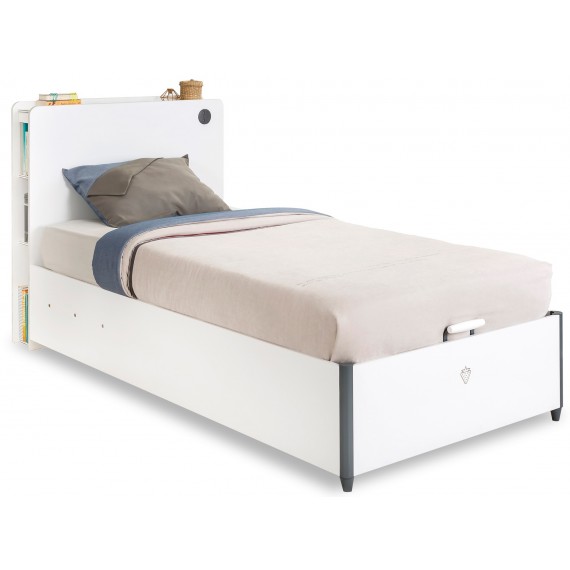 Кровать с подъемным механизмом Cilek White