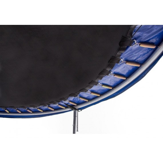 Батут с лестницей и внутренней сеткой  12FT диаметр 360 см синий