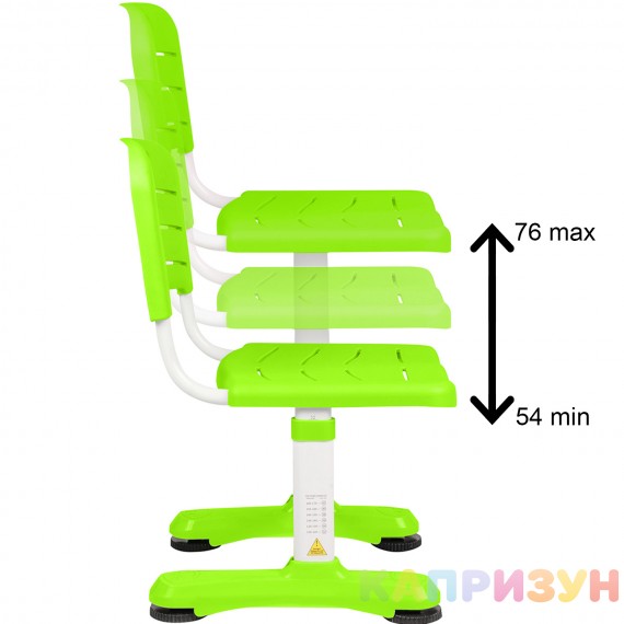Парта трансформер со стулом Капризун R8-1-green