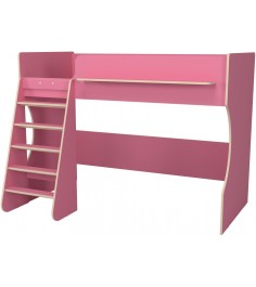 Кровать чердак Капризун 1 (Р432) розовый
